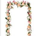 DearHouse 2Pcs Artificial Peony Flower Garland **