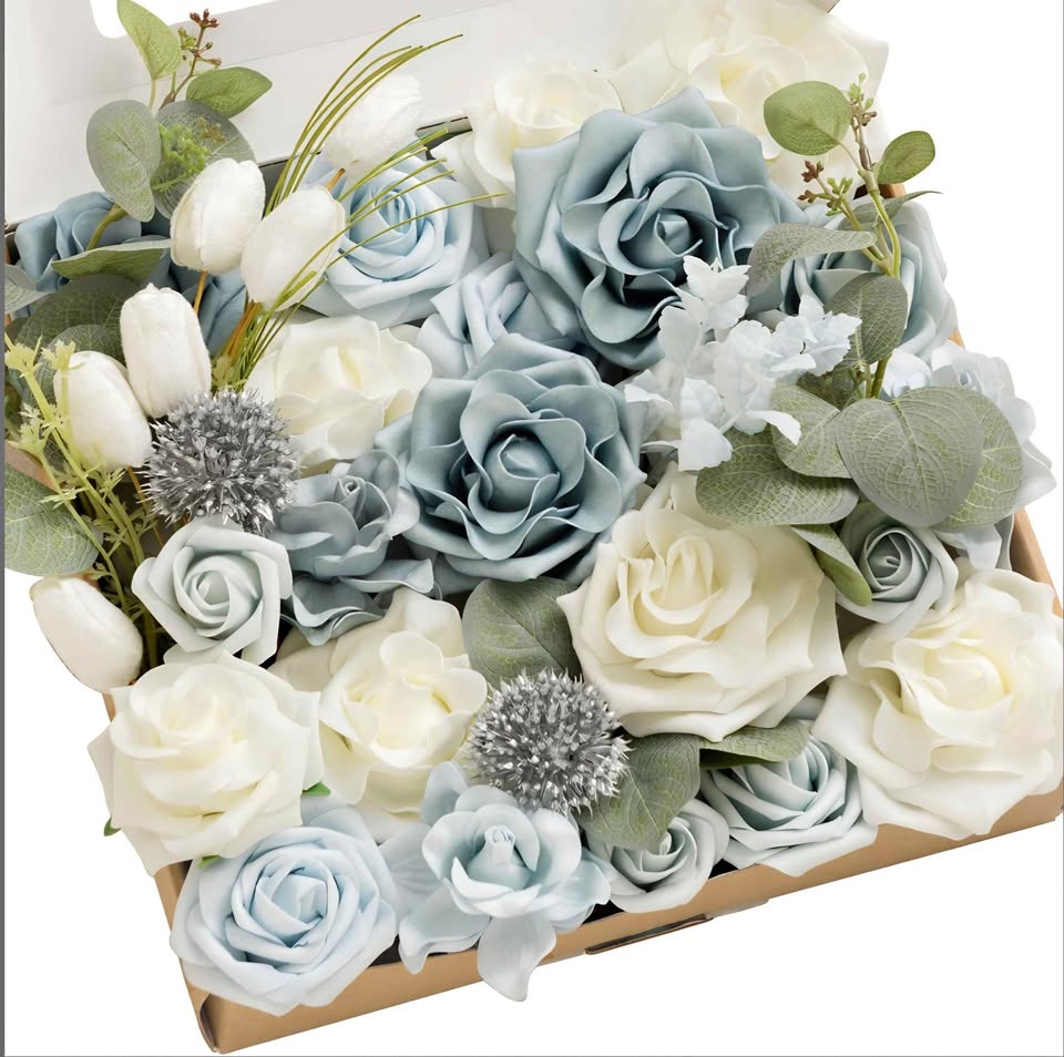 Ling's moment Fake Flowers Box**
