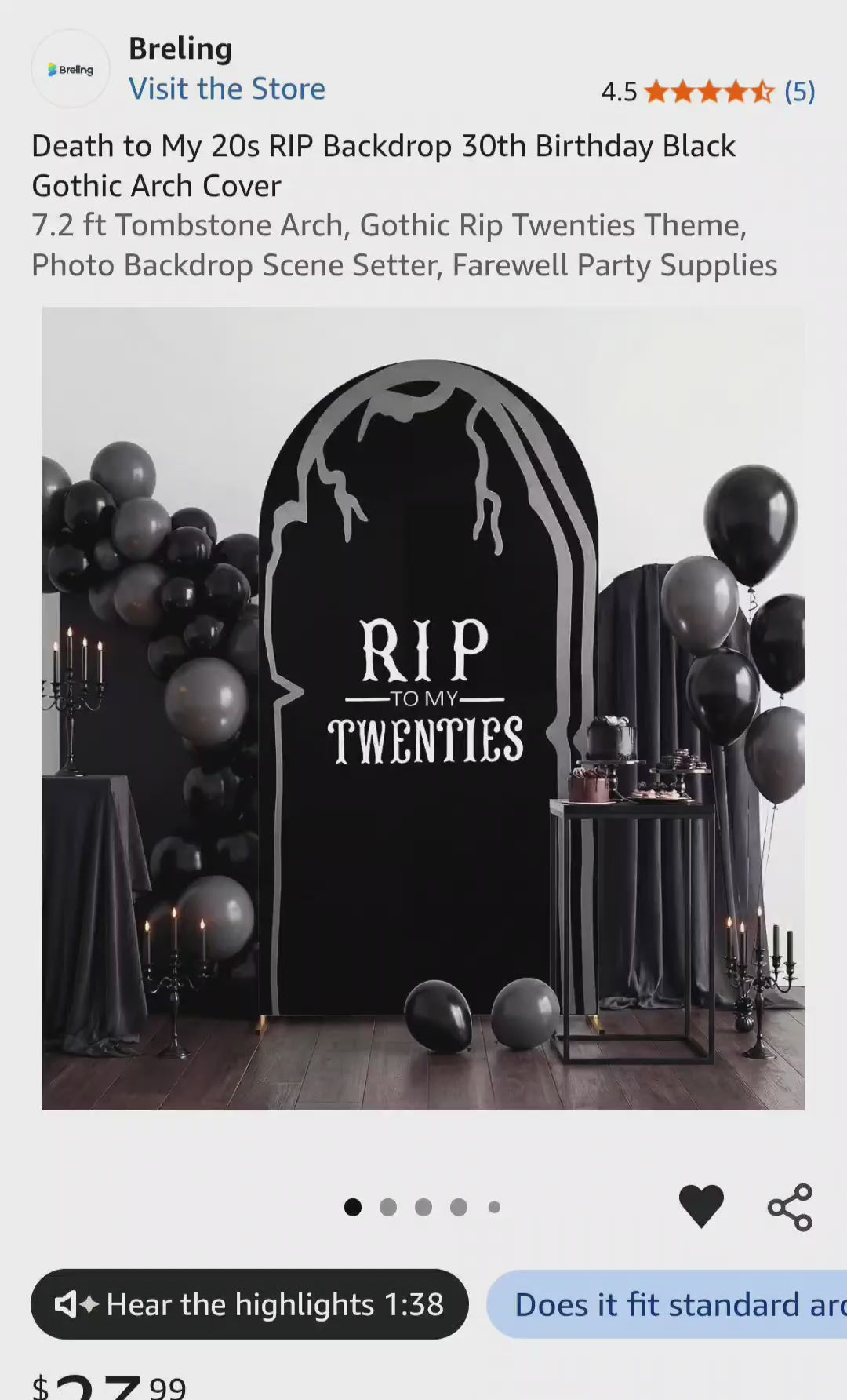 Breling 30th Birthday Party Decorations