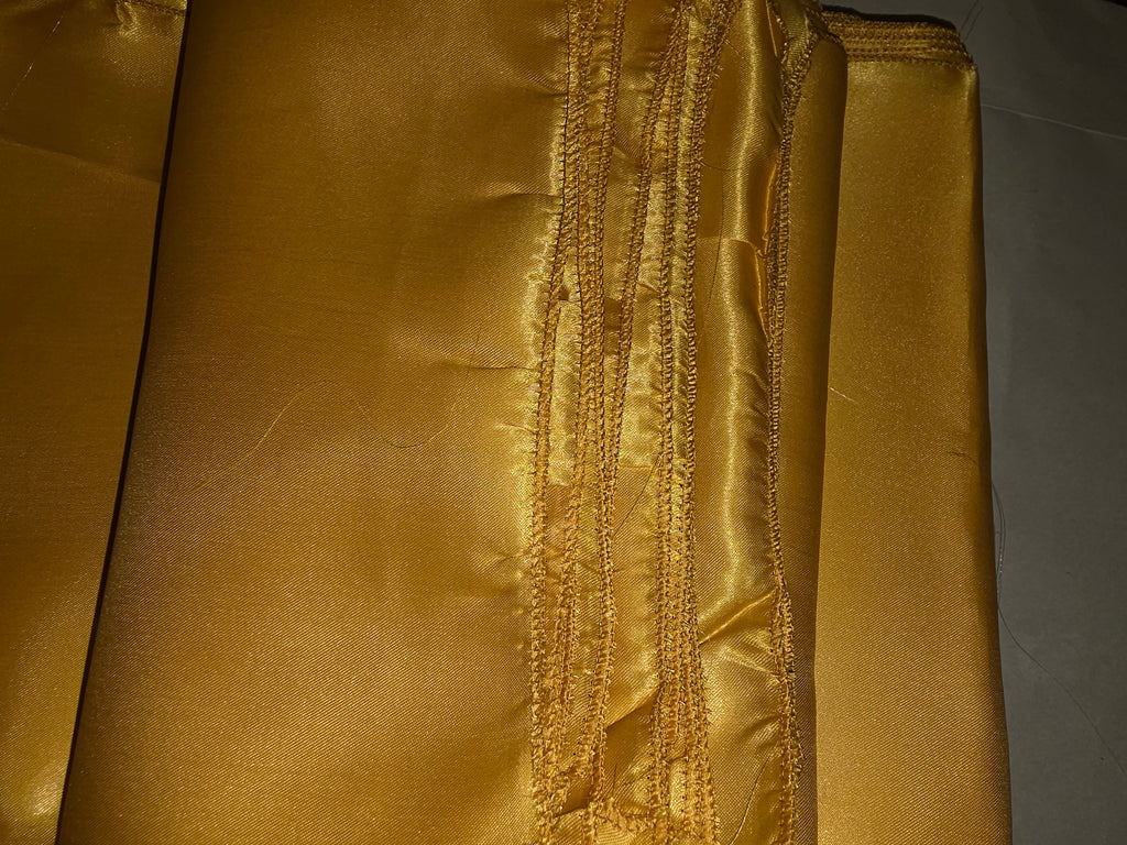 Tudomro 30 Pack Gold Satin Table Runner Bulk