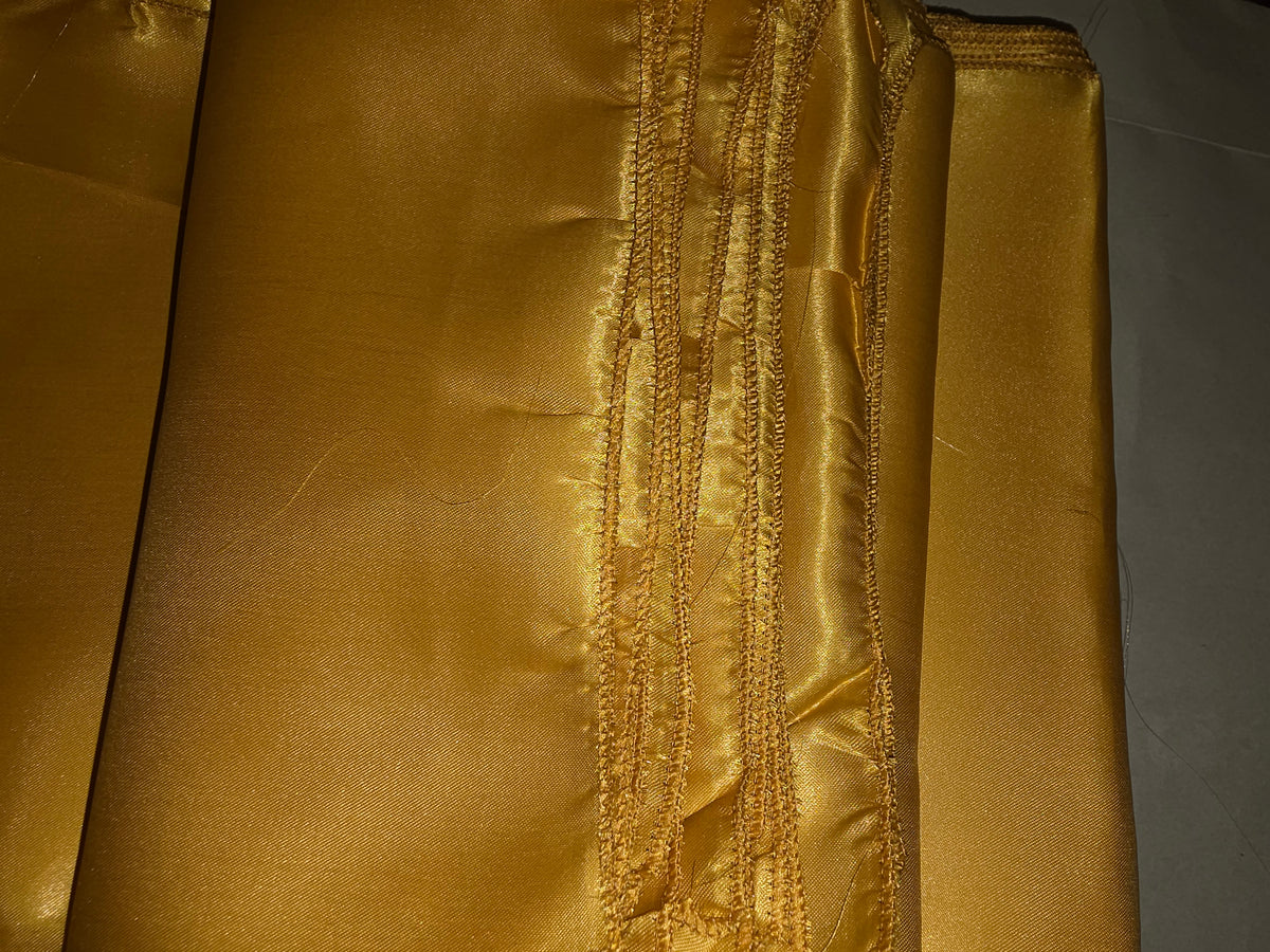 Tudomro 30 Pack Gold Satin Table Runner Bulk