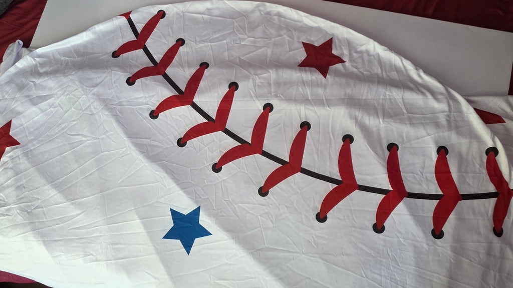 Tarndom Baseball 1st Birthday Arch Backdrop Cover