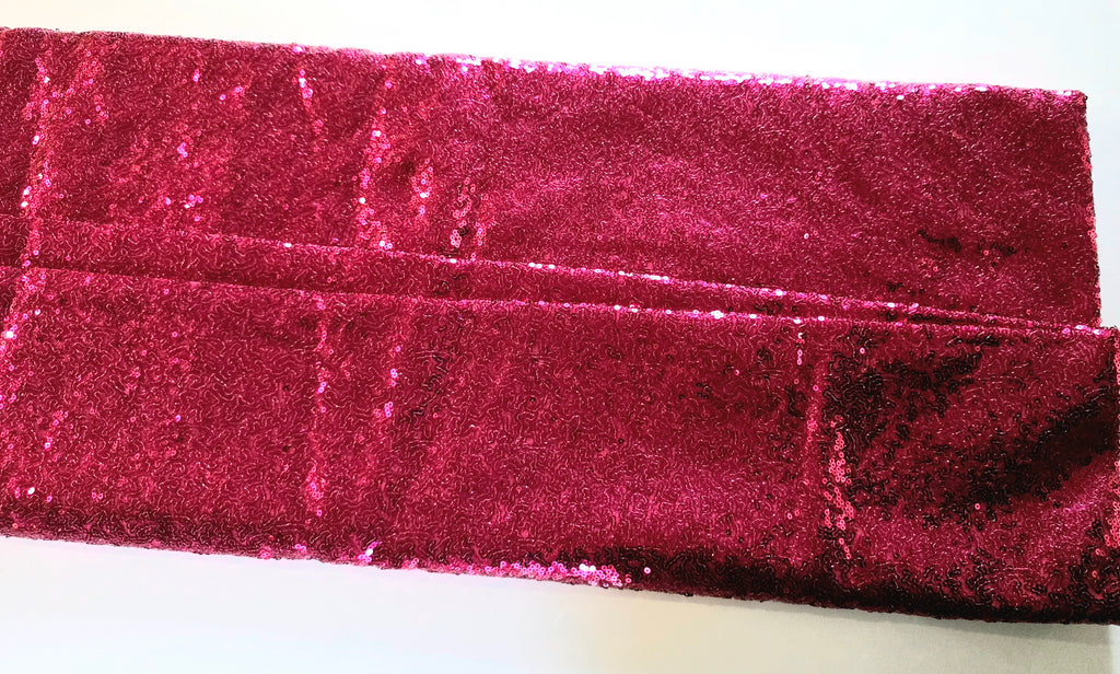 SoarDream Hot Pink Sequin Tablecloth 60"x102"