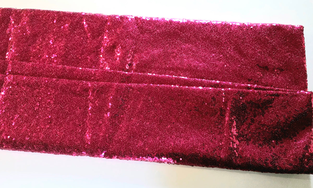 SoarDream Hot Pink Sequin Tablecloth 60"x102"