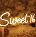 SYLHOME Sweet 16 LED Neon Sign
