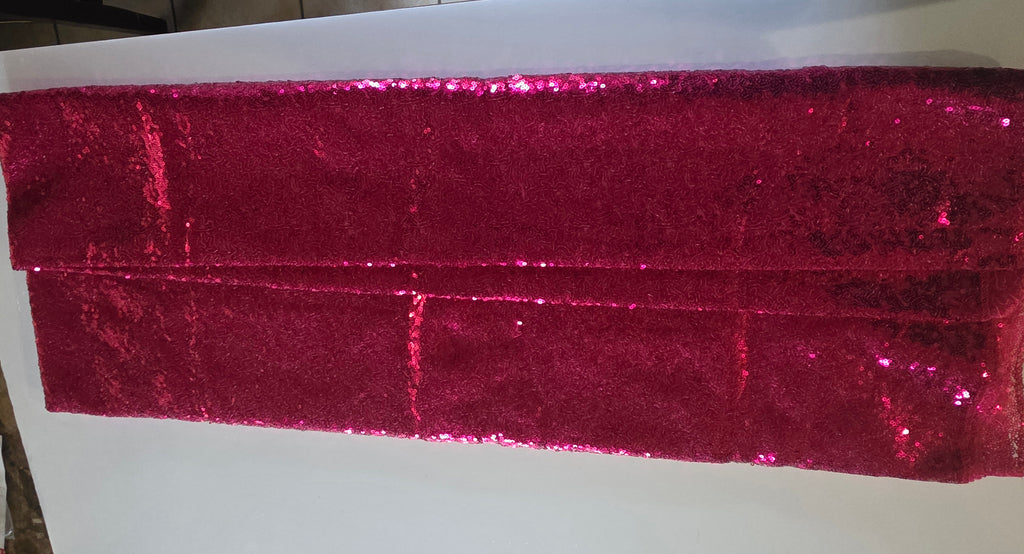 SoarDream Hot Pink Sequin Tablecloth 60"x102"