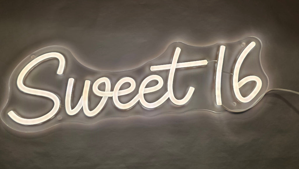 SYLHOME Sweet 16 LED Neon Sign
