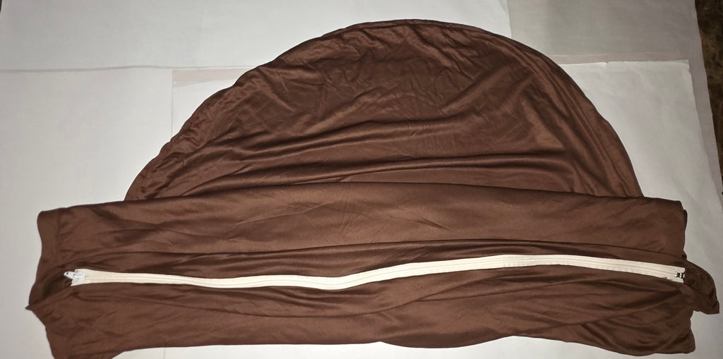 Brown Arch Backdrop Covers - 7.2FT, 6FT Spandex Fitted Wedding Arch Stand Covers Round Top Chiara Stretchy Arch Backdrop Cover