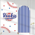 Tarndom Baseball 1st Birthday Arch Backdrop Cover