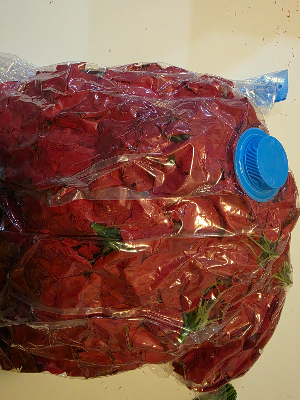 Nagobi Red Hydrangea Artificial Flowers with Stems, 64 Pcs