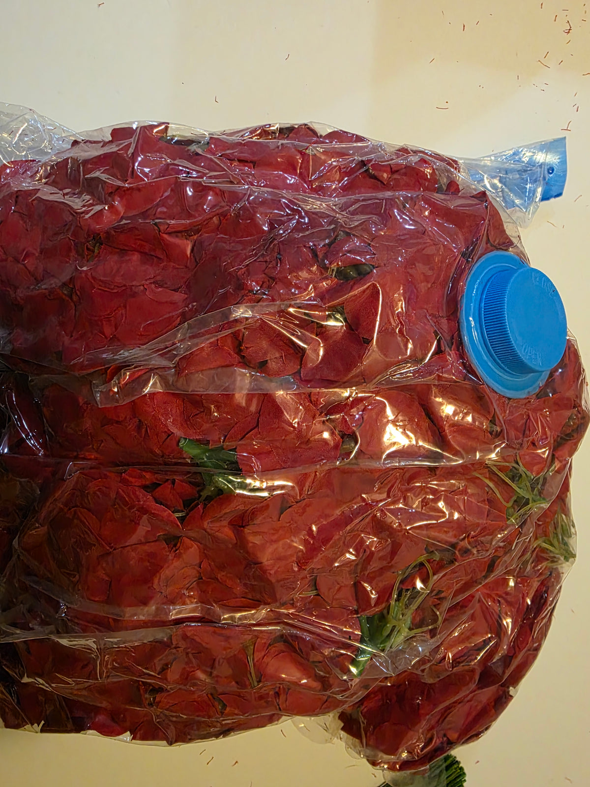 Nagobi Red Hydrangea Artificial Flowers with Stems, 64 Pcs