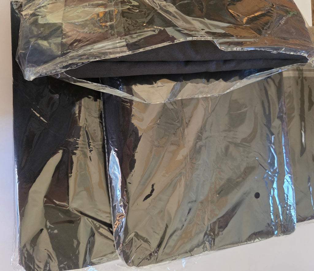Heneger 8 Pack Black Tablecloths Rectangle 90 x 156 Inch for 8 Foot Tables