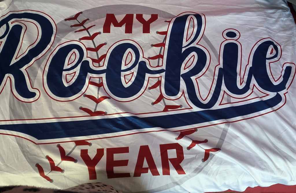 Tarndom Baseball 1st Birthday Arch Backdrop Cover