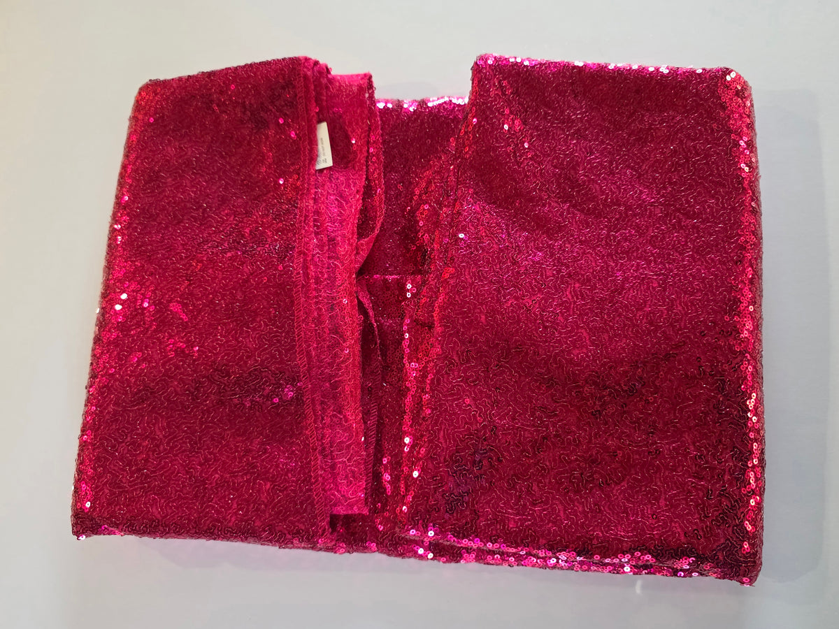 SoarDream Hot Pink Sequin Tablecloth 60"x102"
