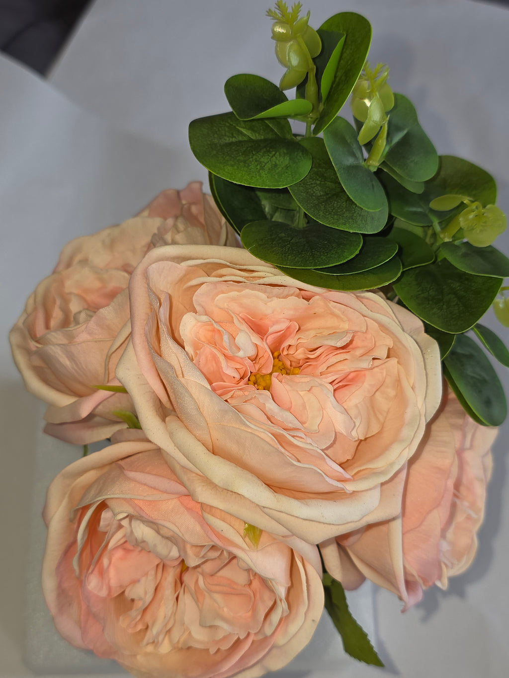 Hollyone Real Touch Peonies Artificial Flowers