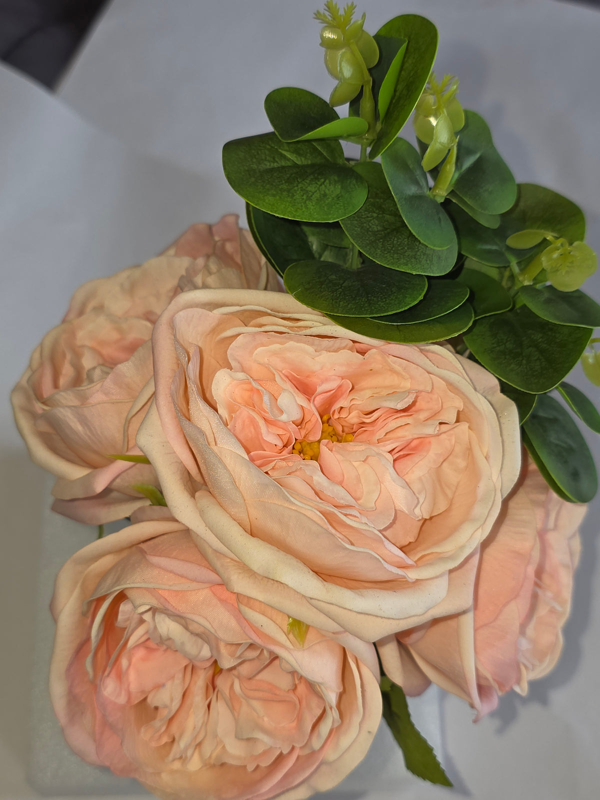 Hollyone Real Touch Peonies Artificial Flowers