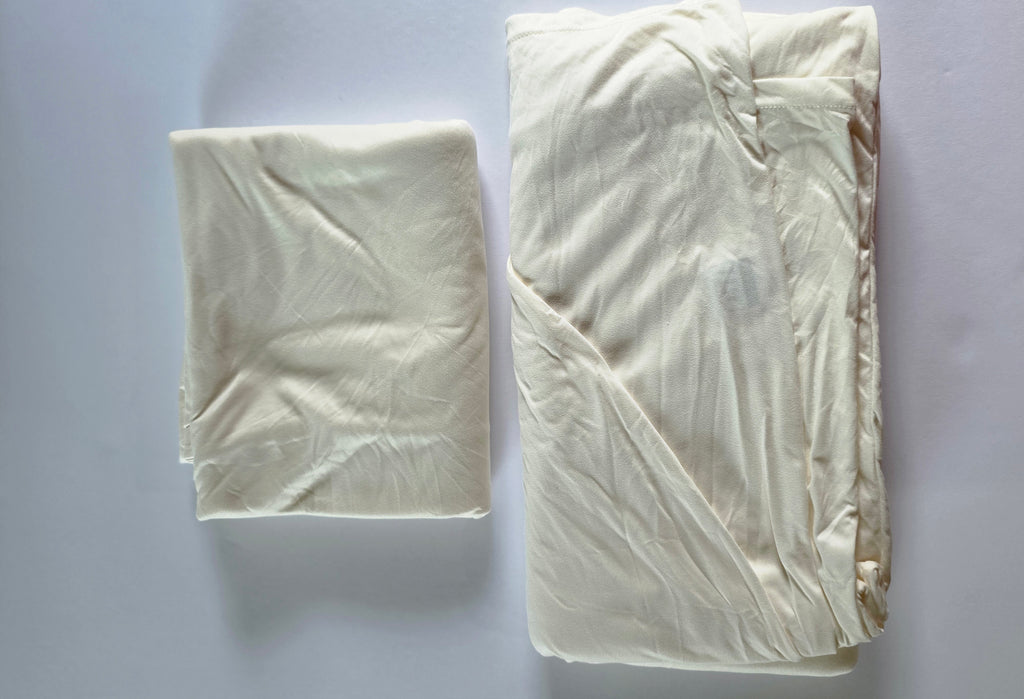 Ivory Arch Cover Set of 2 Spandex 7.2 and 6ft Ivory Arch Backdrop Cover Wedding Arch Stand Covers