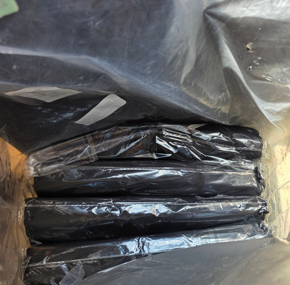 Heneger 8 Pack Black Tablecloths Rectangle 90 x 156 Inch for 8 Foot Tables