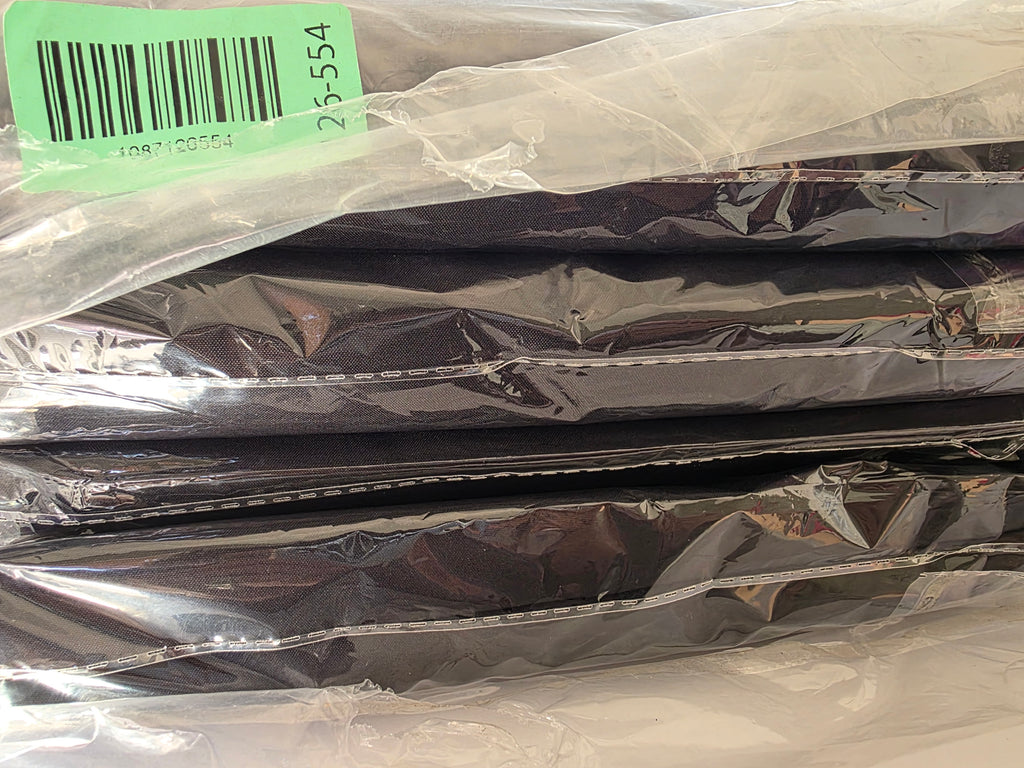 Heneger 8 Pack Black Tablecloths Rectangle 90 x 156 Inch for 8 Foot Tables