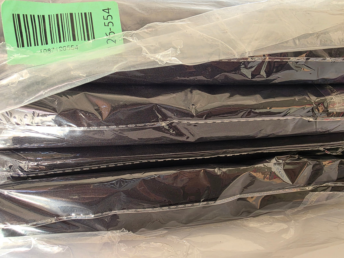 Heneger 8 Pack Black Tablecloths Rectangle 90 x 156 Inch for 8 Foot Tables