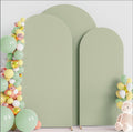 Wokceer Arch Backdrop Covers Sage Green (3-Pack)