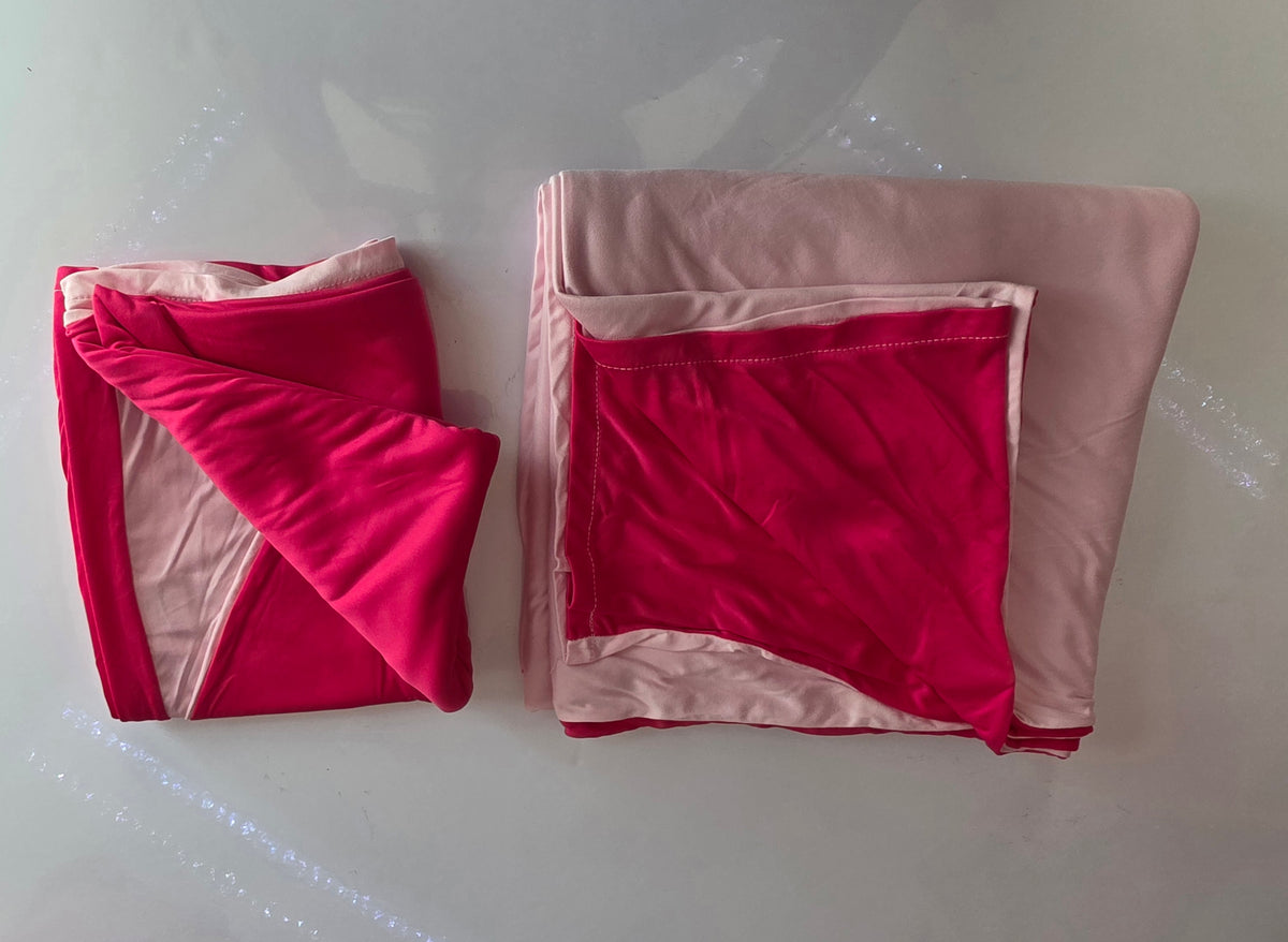 Pink and Hot Pink Arch Cover 2 Set - 7.2FT and 6FT Arch Backdrop Cover Spandex Fitted Wedding Arch Stand Covers