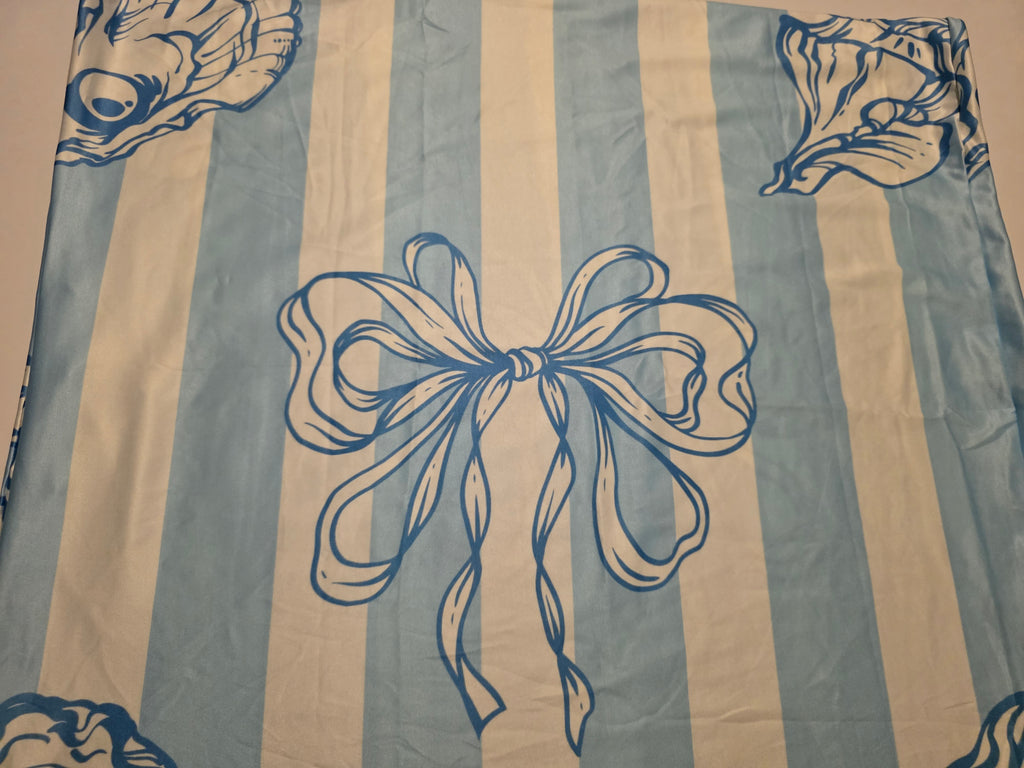 Haull 3 Pcs Arch Backdrop Stand Cover Set (Blue/White)