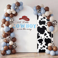 Moukeren Cowboy Baby Shower Arch Backdrop Cover, 6ft & 7.2ft
