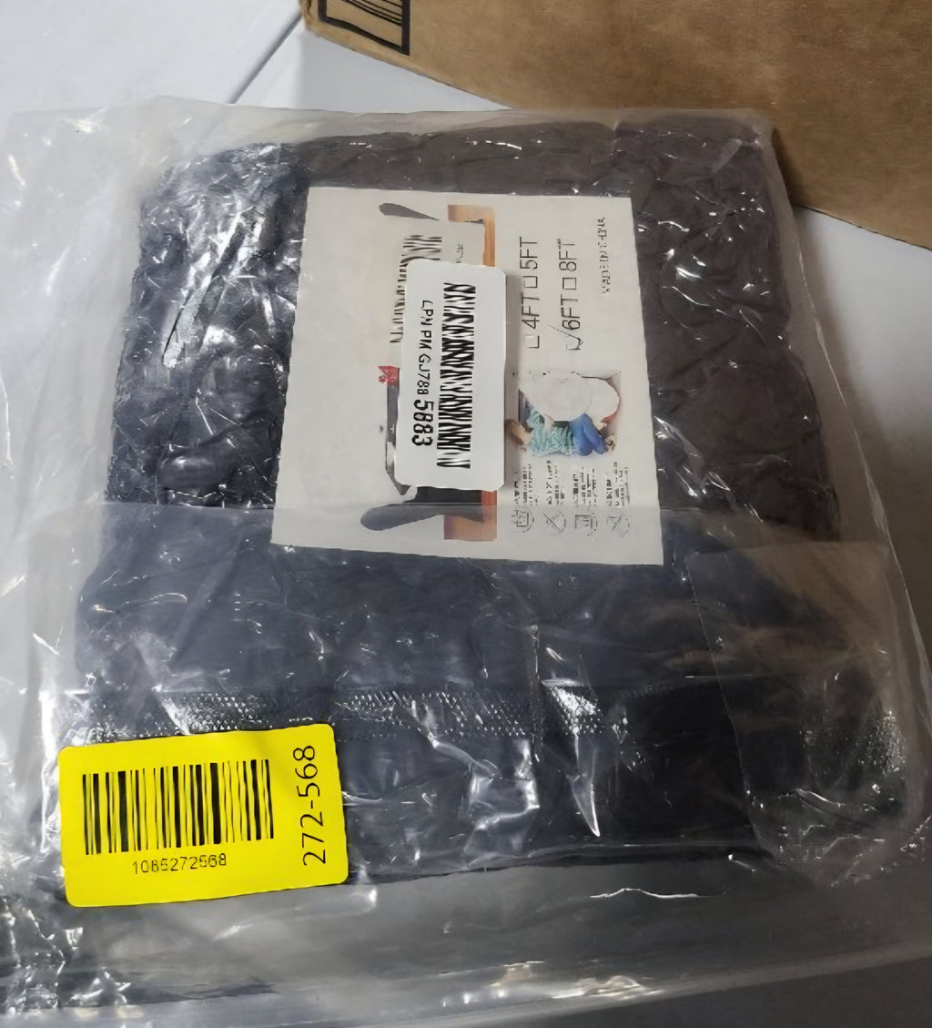 Obstal 6ft Stretch Black Spandex Table Cloth for Standard Folding Tables - 2 Pack Universal*