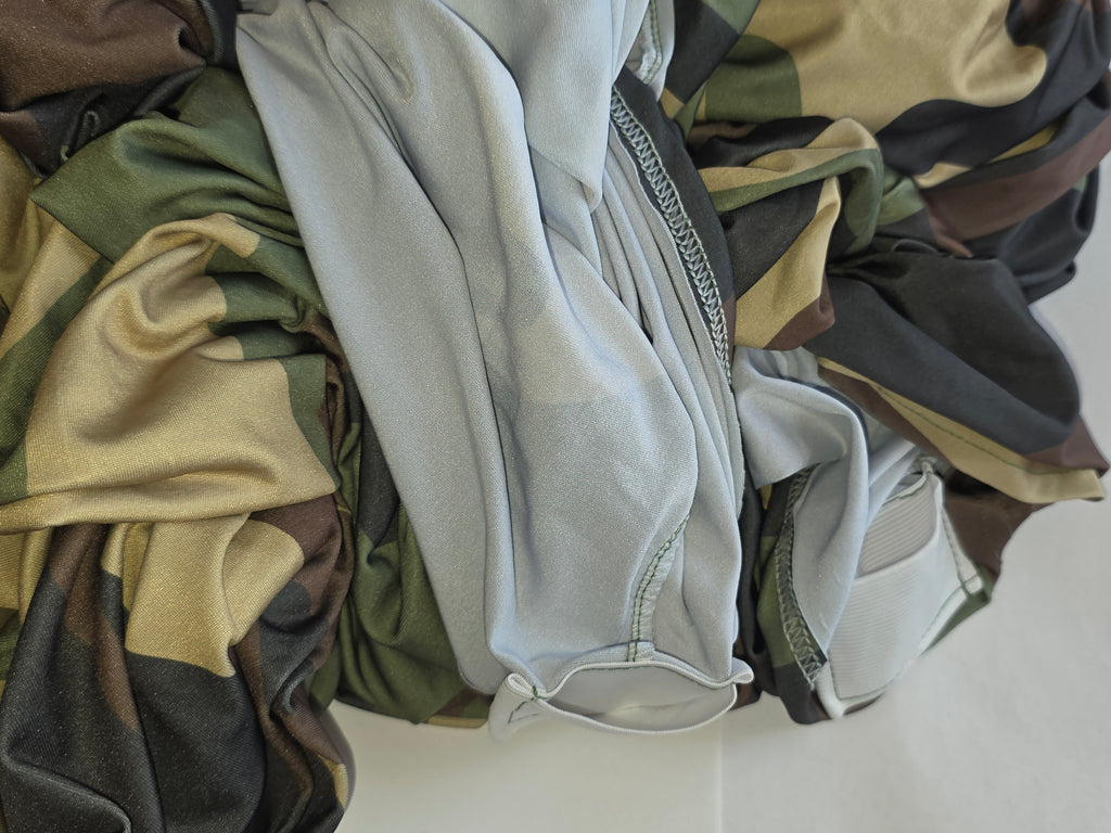 Mindsoft 2 Pack 6ft Rectangular Spandex Tablecloth, Camouflage Table Cloth