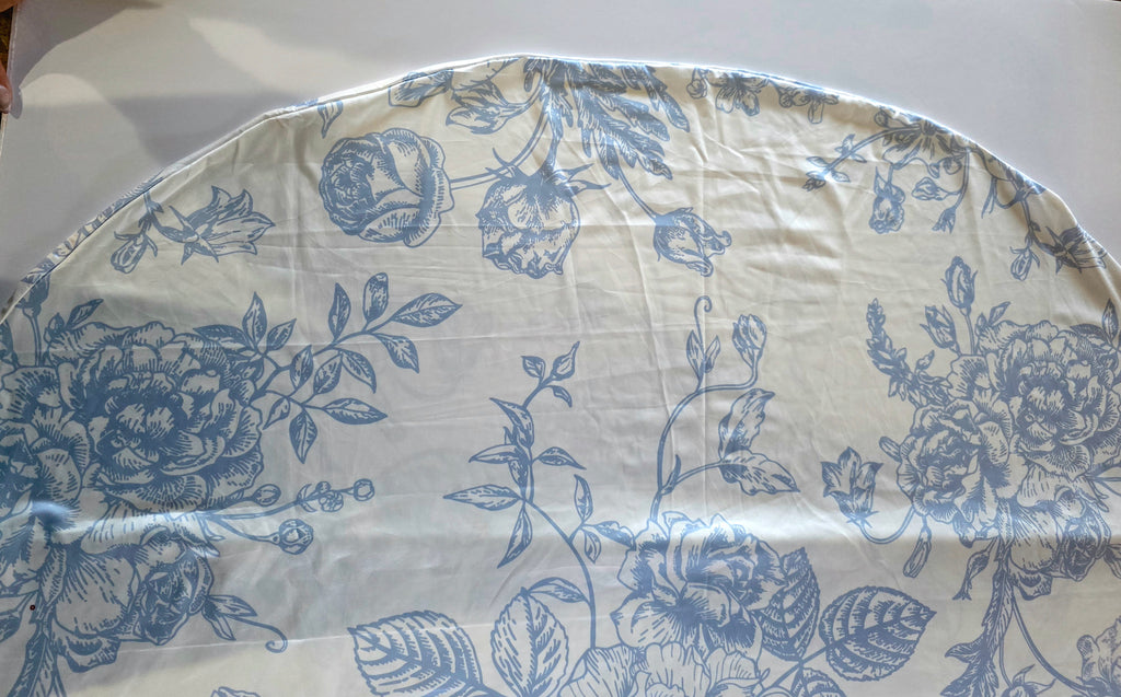 Tegeme 2 Set Blue Floral Arch Cover 7.2ft 6.6ft Party Stretchy Backdrop Covers