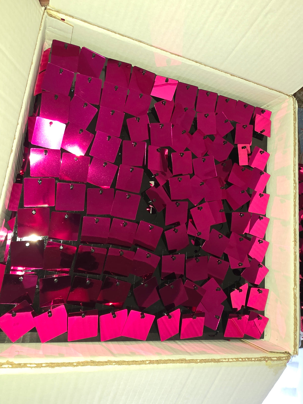 Qcity Hot Pink Shimmer Wall Backdrop
