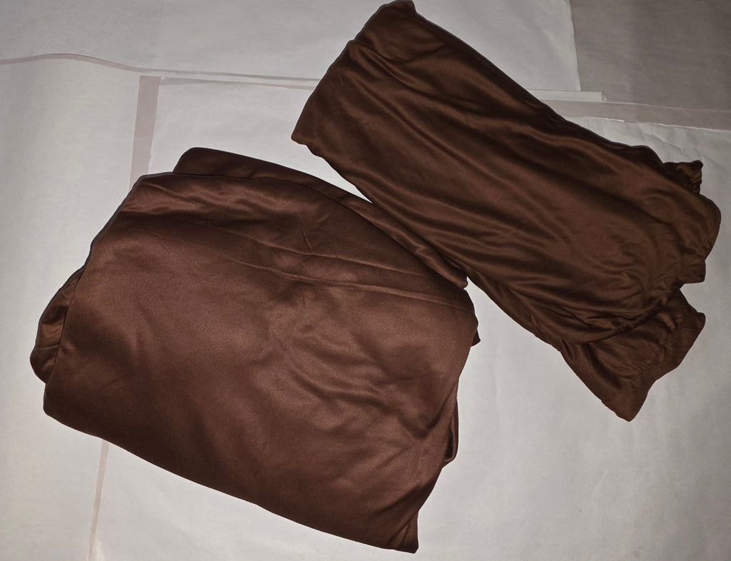 Brown Arch Backdrop Covers - 7.2FT, 6FT Spandex Fitted Wedding Arch Stand Covers Round Top Chiara Stretchy Arch Backdrop Cover