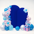 LEBENGURU Spandex Arch Backdrop Covers (Royal Blue, 6.6/8FT)