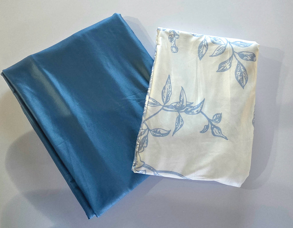 Tegeme 2 Set Blue Floral Arch Cover 7.2ft 6.6ft Party Stretchy Backdrop Covers