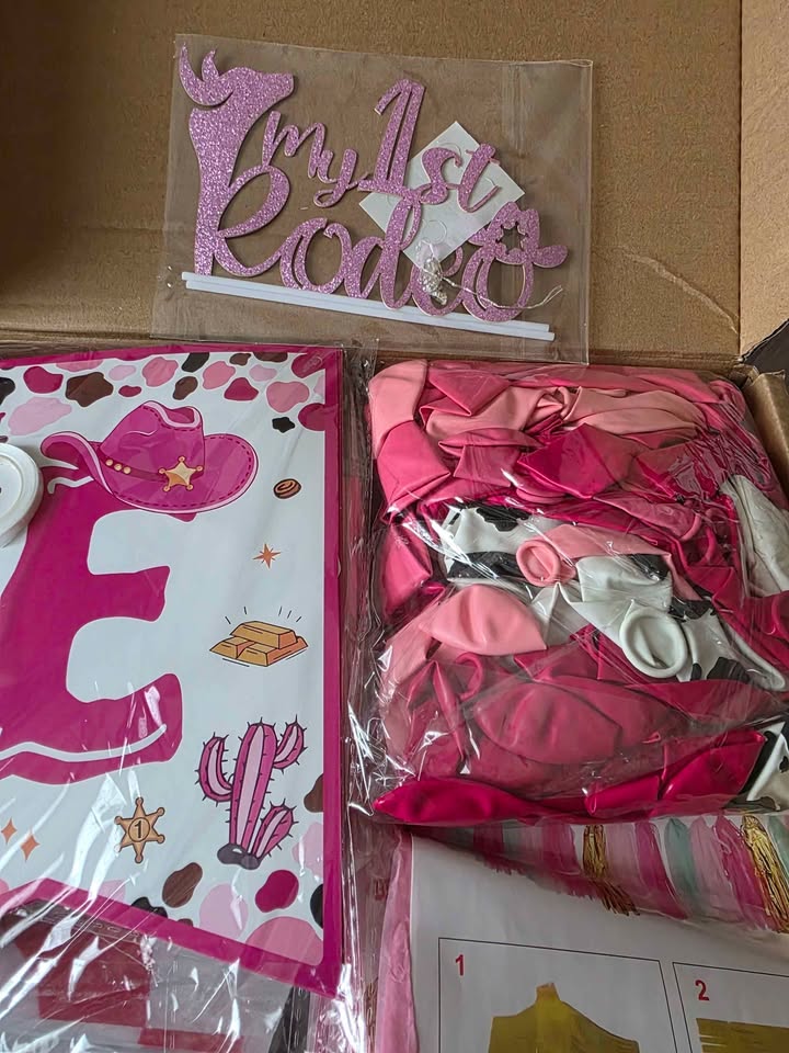 My First Rodeo Girl Party Decorations **